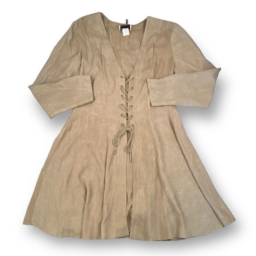 Scarlett Vintage Lace Up Dress Size 11/12